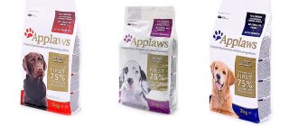 Applaws range of dry dog ​​food